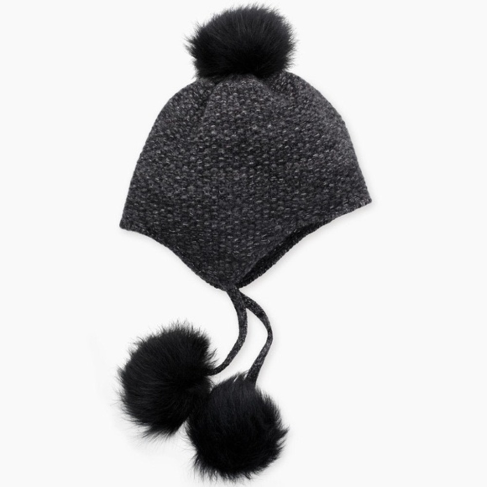 NWT UGG Tri Pom Cashmere Hat